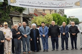 حضور مسئولان شهرستان آستارا در مراسم سالگرد ارتحال حضرت امام خمینی (ره)